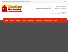 Tablet Screenshot of keatingmudjacking.com